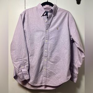 Lavender Ralph Lauren Button Up Size 12